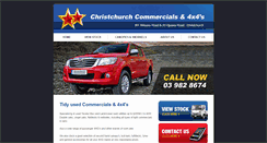 Desktop Screenshot of christchurchcommercials.co.nz